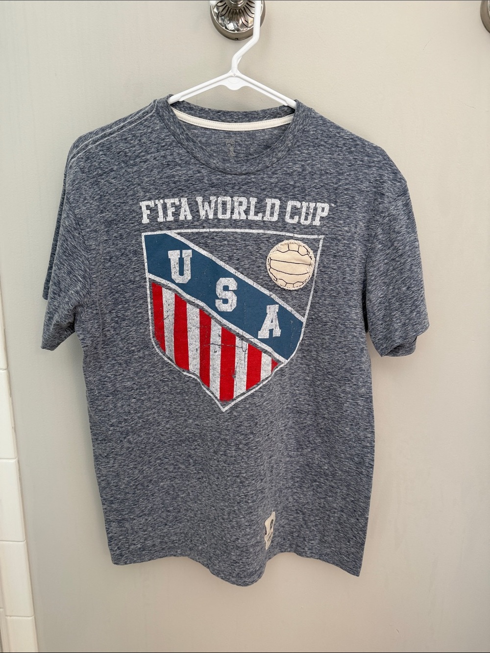 Heather Navy USA World Cup Graphic Short Sleeve Tee